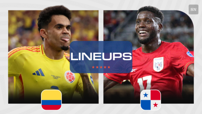 Colombia national football team vs Panama national football team lineups