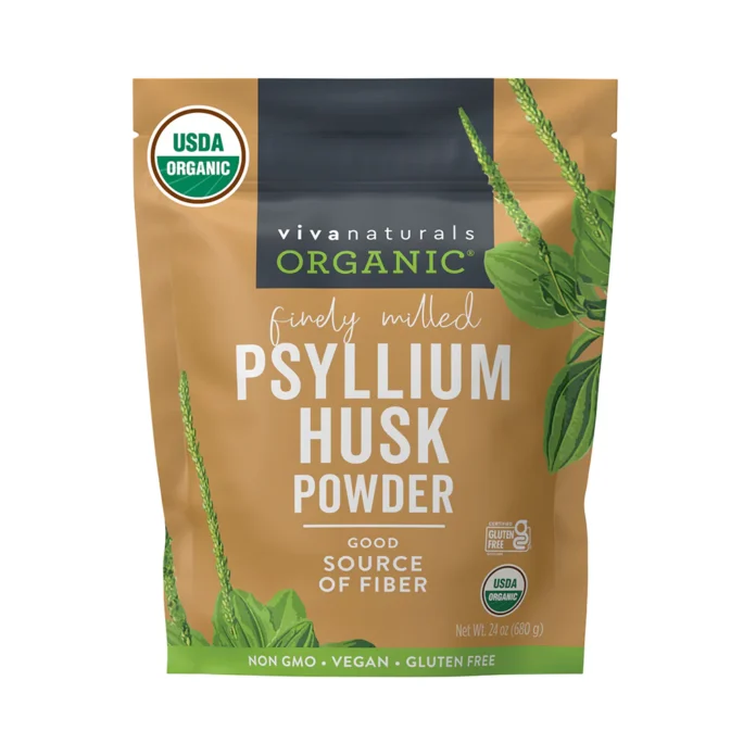 how much lead does viva organics psyllium husk have